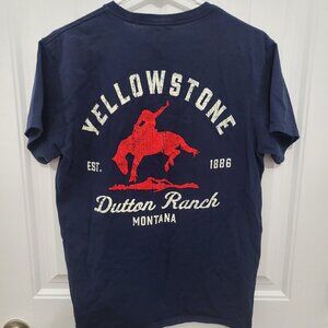 Yellowstone Dutton Ranch navy blue t-Shirt (M)
